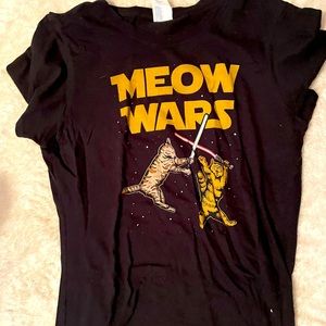 Cat Star Wars top in medium